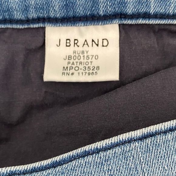 J Brand Slim Ruby Jeans Patriot Blue Sz 28 - Picture 5 of 6